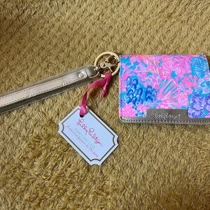 Lily Pulitzer snap card holder